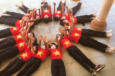Một số hình ảnh đồng diễn Flashmob Thiếu nhi Việt Nam học tập tốt rèn luyện chăm